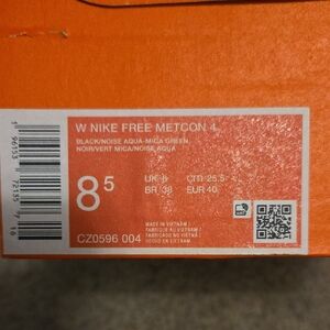 Nike Free Metcon 4 - Black and Aqua